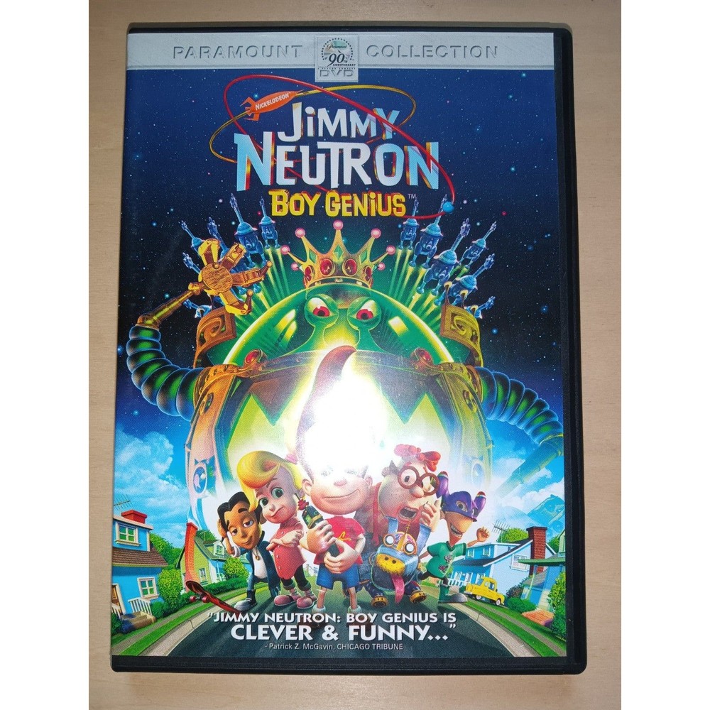 Jimmy Neutron Boy Genius DVD